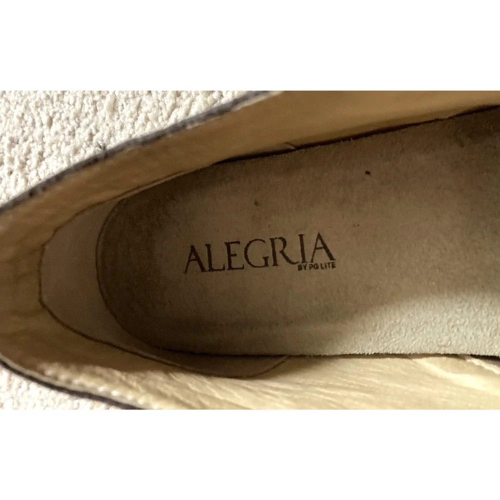 ALEGRIA ADEN BROWN LEATHER MID TOP OXFORDS SHOES MEN'S 42 / 9 AM-ADE-209